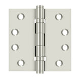 Deltana DSB4B14 polished nickel door hinge