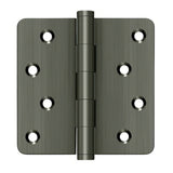 Deltana DSB4R415A-RZ antique nickel door hinge