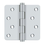 Deltana DSB4R426-RZ polished chrome door hinge
