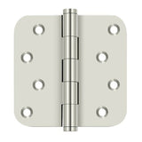 Deltana DSB4R514-RZ polished nickel door hinge