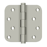 Deltana DSB4R515-RZ satin nickel door hinge