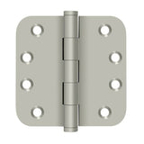 Deltana DSB4R515 satin nickel door hinge