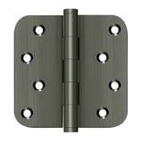 Deltana DSB4R515A-RZ antique nickel door hinge