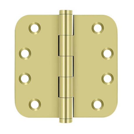 Deltana DSB4R53-R polished brass door hinge