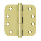 Deltana DSB4R53 polished brass door hinge