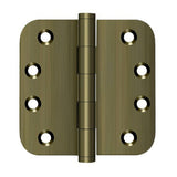 Deltana DSB4R55 antique brass door hinge