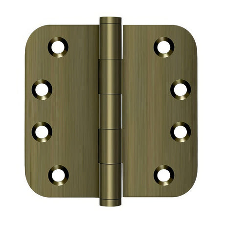 Deltana DSB4R55 antique brass door hinge