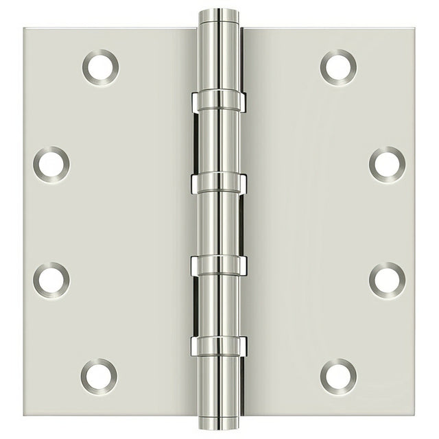 Deltana DSB55B14 bright nickel door hinge