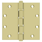 Deltana DSB55B3-UNL unlacquered bright brass door hinge