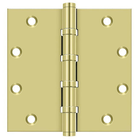 Deltana DSB55B3 bright brass door hinge