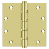 Deltana DSB55B3 bright brass door hinge