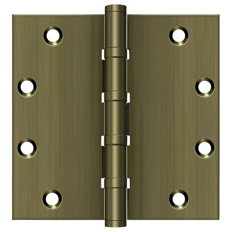 Deltana DSB55B5 antique brass door hinge