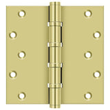 Deltana DSB66BB3 polished brass door hinge