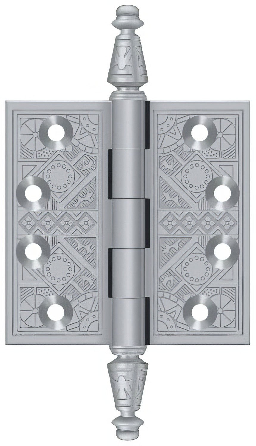 Deltana DSBP35U26D brushed chrome door hinge