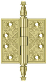 Deltana DSBP35U3 polished brass door hinge