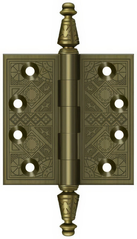 Deltana DSBP35U5 antique brass door hinge