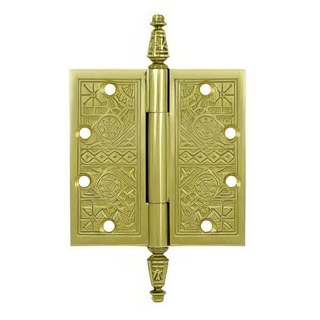 Deltana DSBP44U3 polished brass door hinge