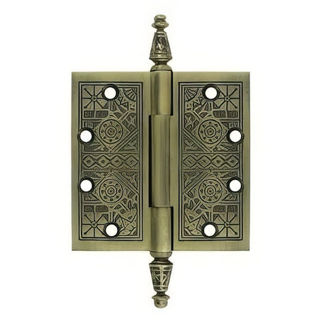 Deltana DSBP44U5 antique brass door hinge