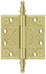 Deltana DSBP45U3 polished brass door hinge