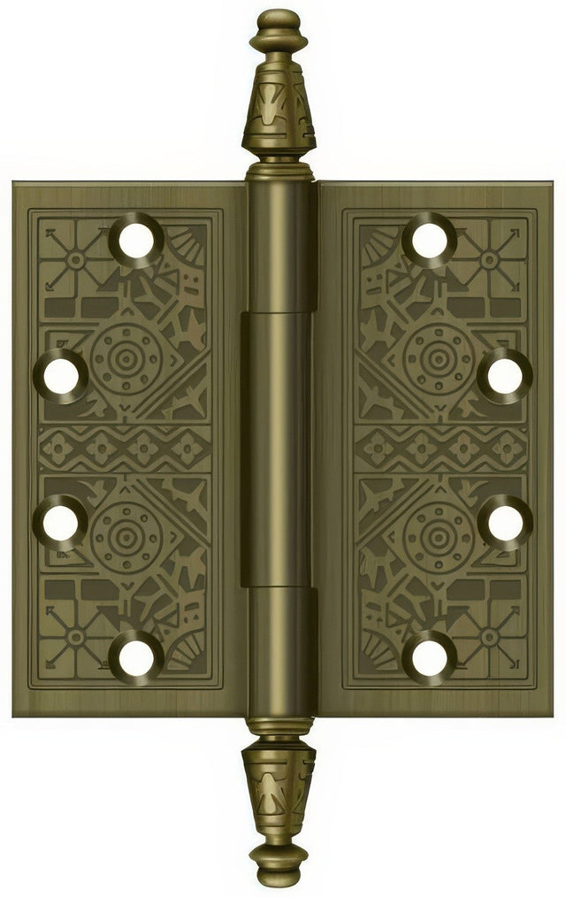 Deltana DSBP45U5 antique brass door hinge