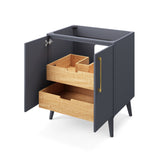 Jeffrey Alexander Dashwood Natural Oak Single Sink Bathroom Vanity with Blue Limestone Top - Single-Hole Faucet Top - VKITDAS30NOLSR product image 3