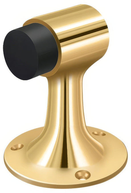 Deltana DSF3225CR003 lifetime polished brass floor mount door stop