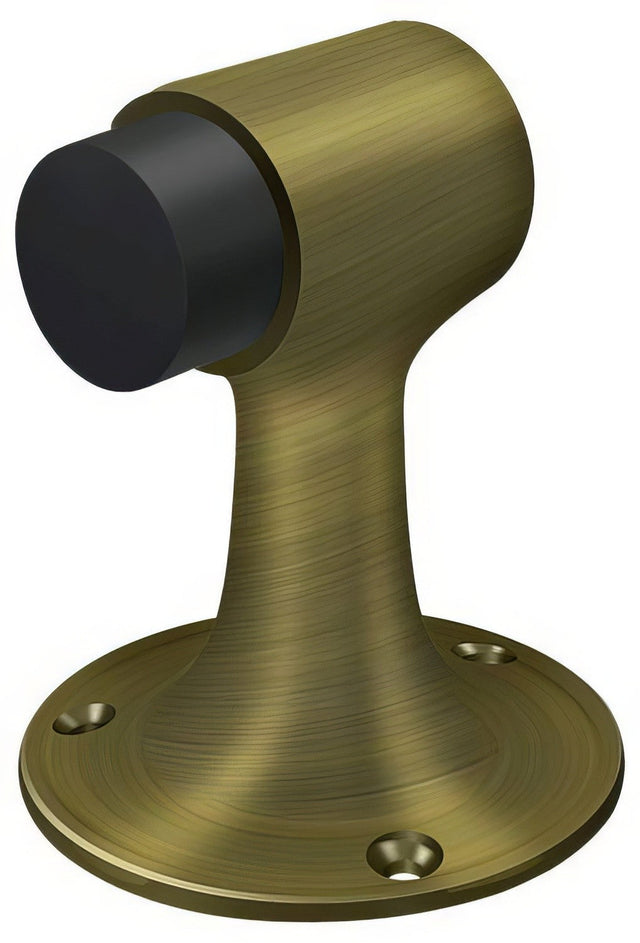 Deltana DSF3225U5 antique brass floor mount door stop