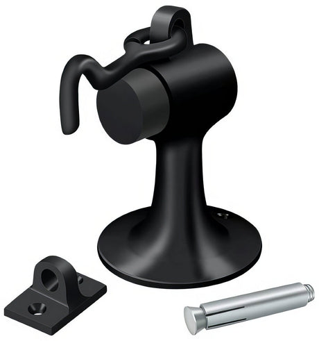 Deltana DSF444U19 black floor door stop
