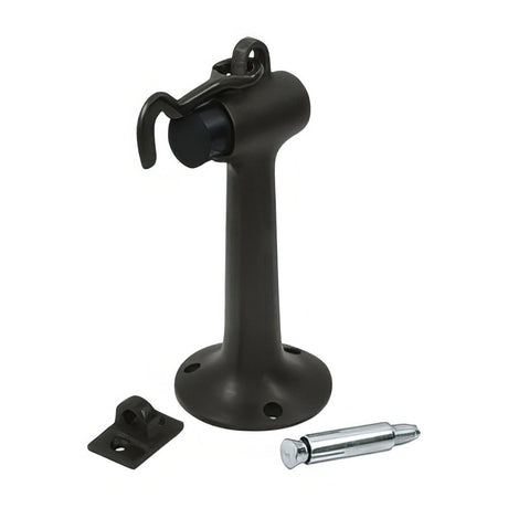 Deltana DSF630U10B floor stop in satin nickel, additional view