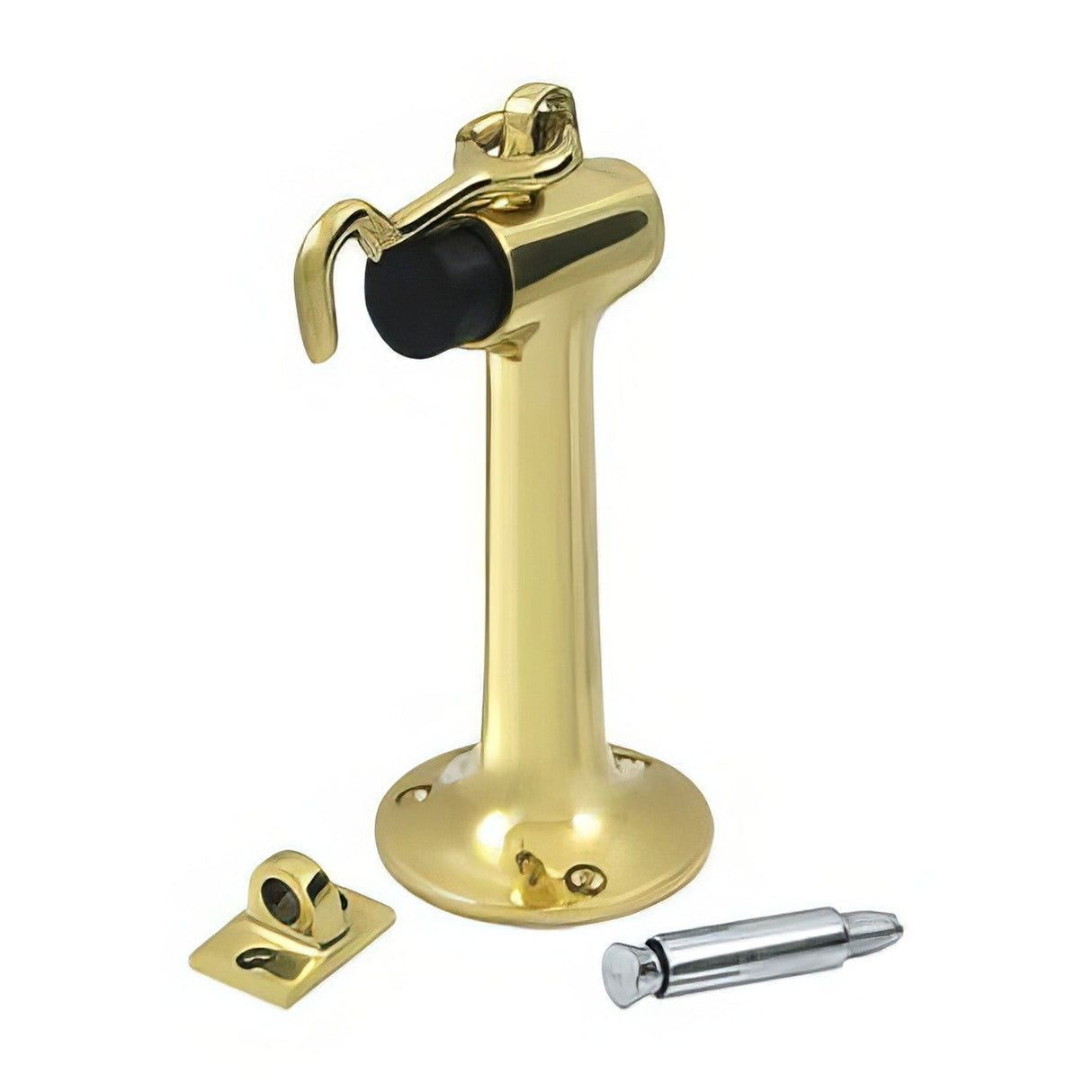 Deltana DSF630U3 polished brass floor stop