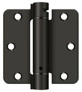 Deltana DSH35R410B oil rubbed bronze spring hinge