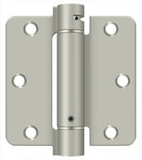 Deltana DSH35R415 satin nickel spring hinge