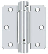 Deltana DSH35R426 polished chrome spring hinge