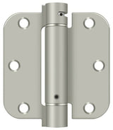 Deltana DSH35R515 satin nickel spring hinge