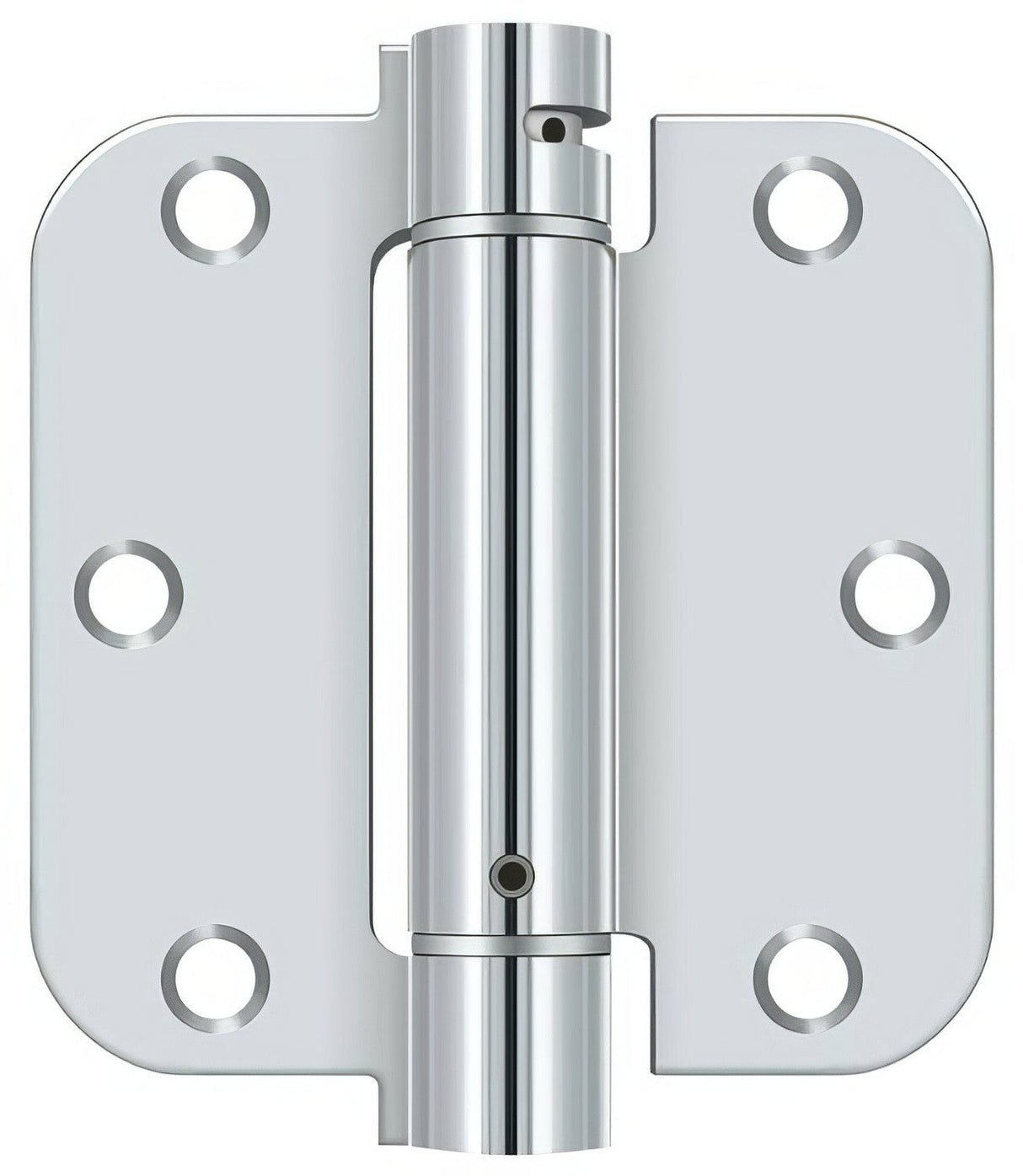 Deltana DSH35R526 polished chrome spring hinge