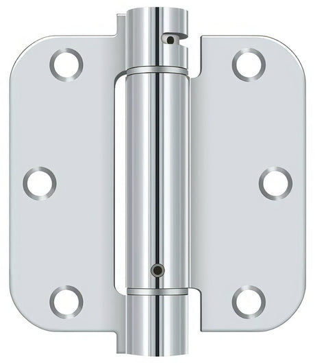 Deltana DSH35R526D spring hinge in satin nickel, additional view