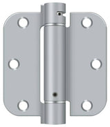 Deltana DSH35R526D satin chrome spring hinge