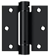 Deltana DSH35U1B black flat spring hinge