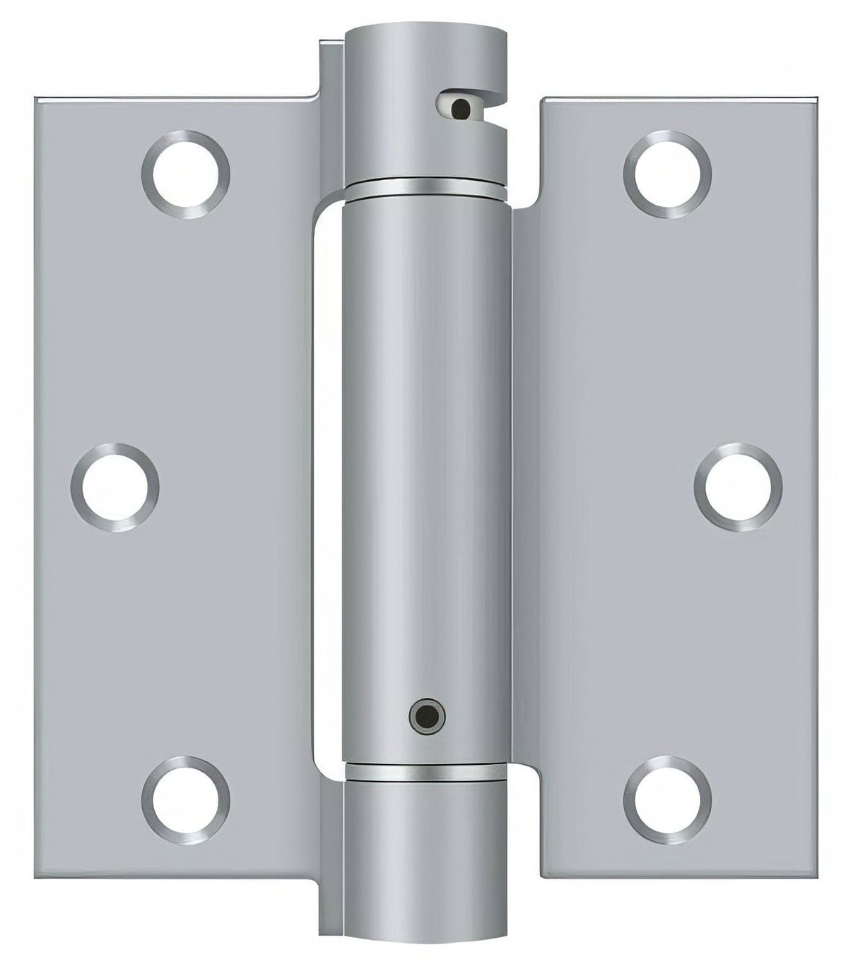 Deltana DSH35U26D satin chrome spring hinge