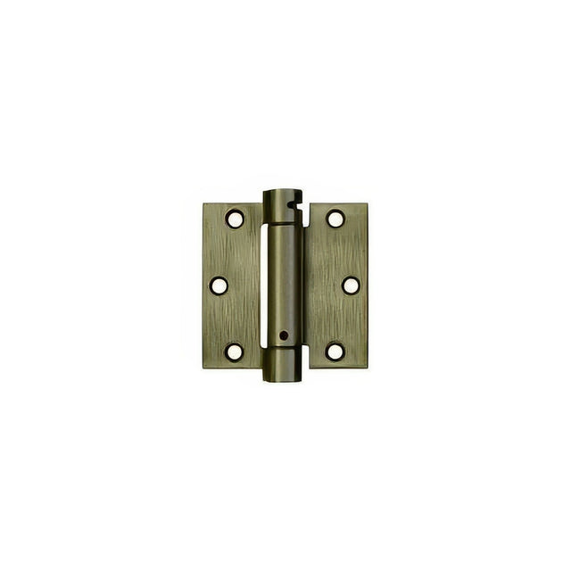 Deltana DSH35U5 antique brass spring hinge