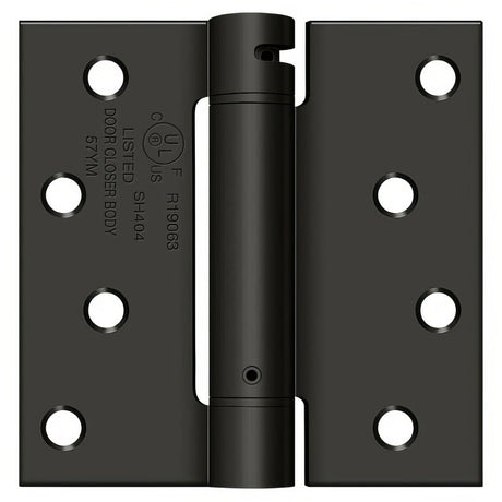 Deltana DSH44U10B oil rubbed bronze spring hinge