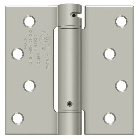 Deltana DSH44U15 satin nickel spring hinge