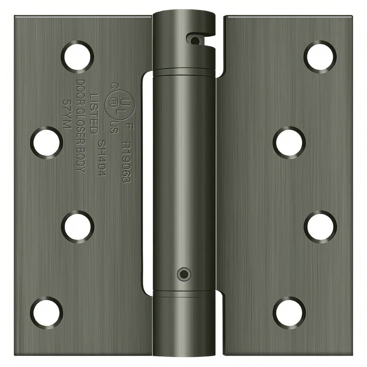 Deltana DSH44U15A antique nickel spring hinge