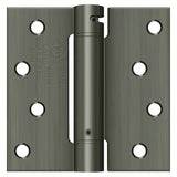 Deltana DSH44U15A antique nickel spring hinge