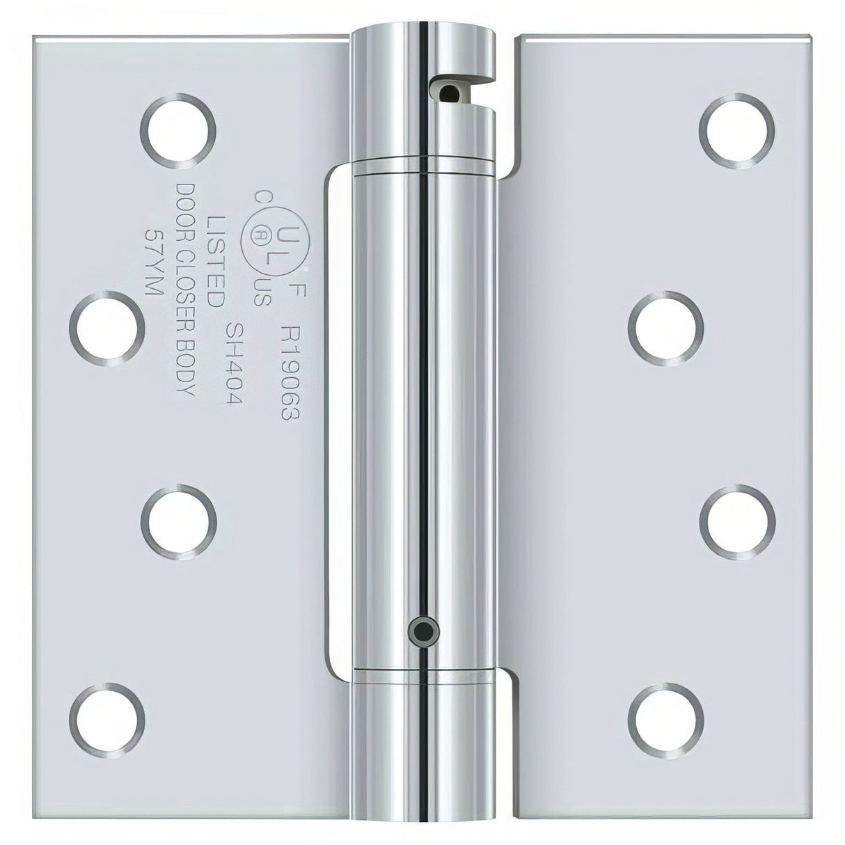Deltana DSH44U26 polished chrome spring hinge