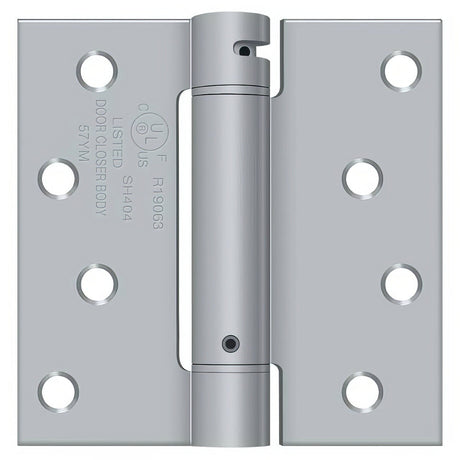 Deltana DSH44U26D satin chrome spring hinge