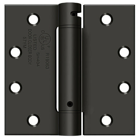 Deltana DSH45U10B oil rubbed bronze spring hinge
