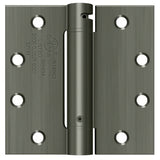 Deltana DSH45U15A antique nickel spring hinge