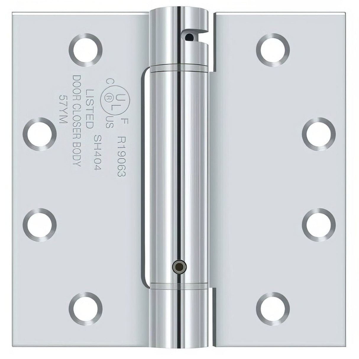 Deltana DSH45U26 polished chrome spring hinge