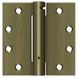 Deltana DSH45U5 antique brass spring hinge
